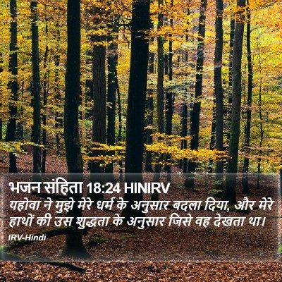 भजन संहिता 18:24 HINIRV Bible Verse Image