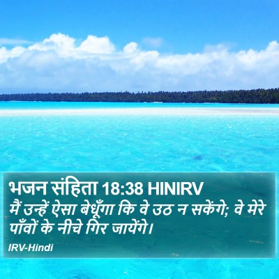 भजन संहिता 18:38 HINIRV Bible Verse Image