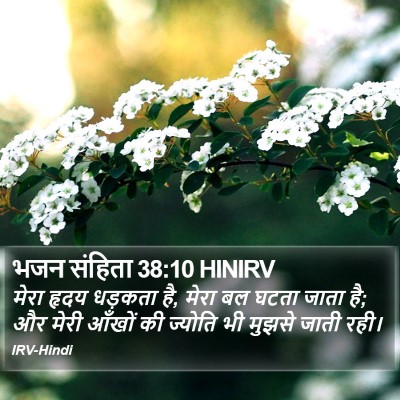 भजन संहिता 38:10 HINIRV Bible Verse Image