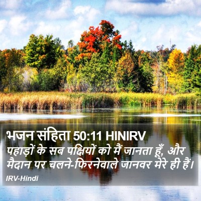 भजन संहिता 50:11 HINIRV Bible Verse Image