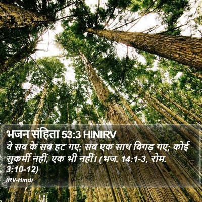 भजन संहिता 53:3 HINIRV Bible Verse Image