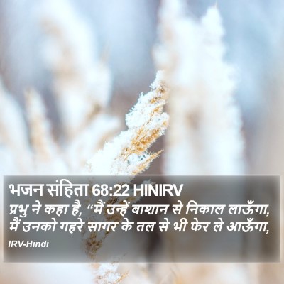 भजन संहिता 68:22 HINIRV Bible Verse Image