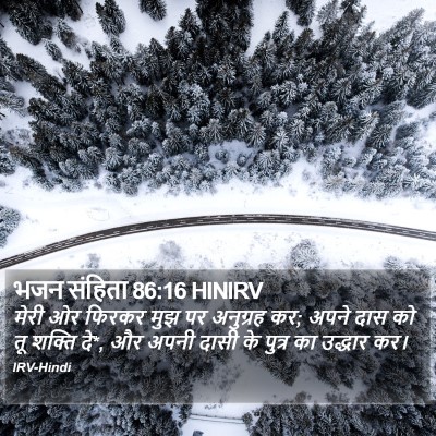 भजन संहिता 86:16 HINIRV Bible Verse Image
