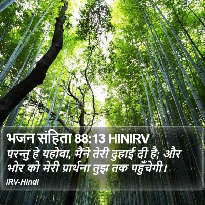 भजन संहिता 88:13 HINIRV Bible Verse Image