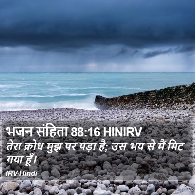 भजन संहिता 88:16 HINIRV Bible Verse Image