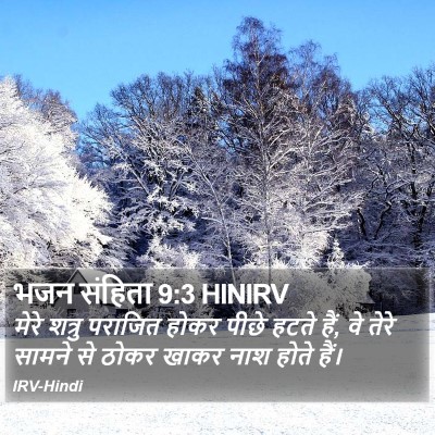 भजन संहिता 9:3 HINIRV Bible Verse Image