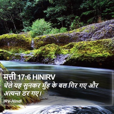 मत्ती 17:6 HINIRV Bible Verse Image