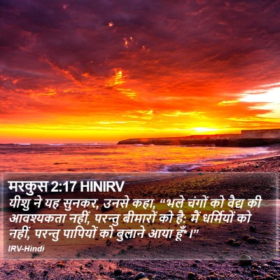 मरकुस 2:17 HINIRV Bible Verse Image