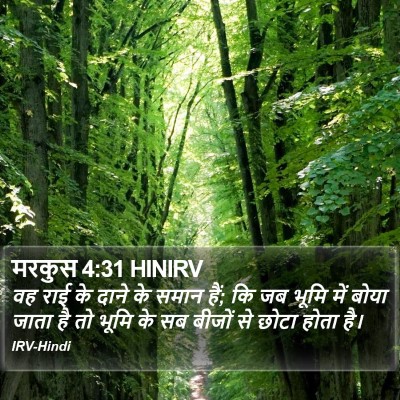 मरकुस 4:31 HINIRV Bible Verse Image