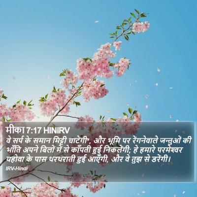 मीका 7:17 HINIRV Bible Verse Image