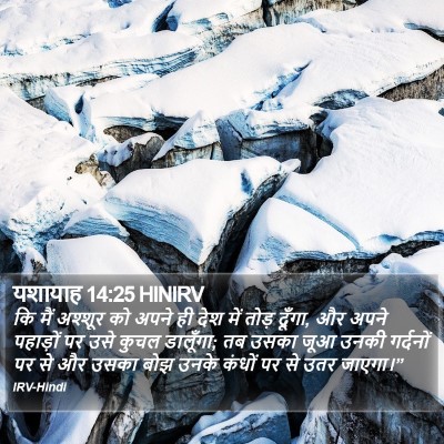 यशायाह 14:25 HINIRV Bible Verse Image