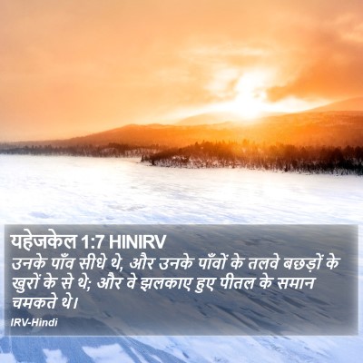 यहेजकेल 1:7 HINIRV Bible Verse Image