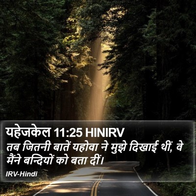 यहेजकेल 11:25 HINIRV Bible Verse Image