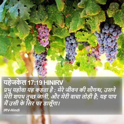 यहेजकेल 17:19 HINIRV Bible Verse Image