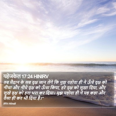 यहेजकेल 17:24 HINIRV Bible Verse Image