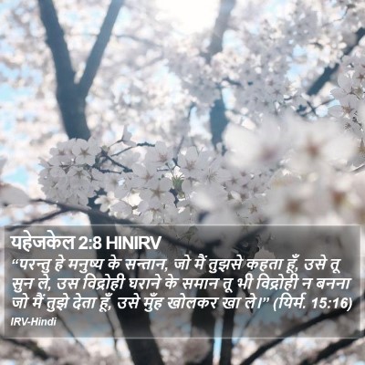 यहेजकेल 2:8 HINIRV Bible Verse Image