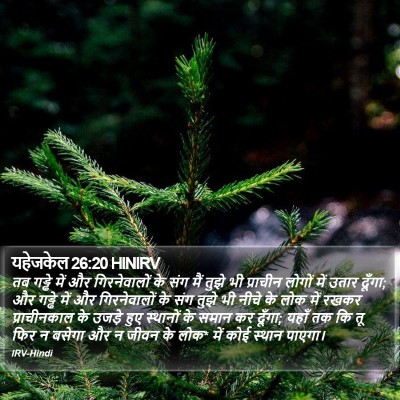 यहेजकेल 26:20 HINIRV Bible Verse Image