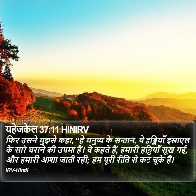 यहेजकेल 37:11 HINIRV Bible Verse Image