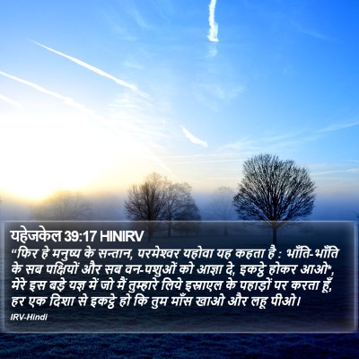 यहेजकेल 39:17 HINIRV Bible Verse Image