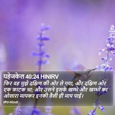 यहेजकेल 40:24 HINIRV Bible Verse Image