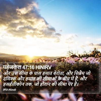 यहेजकेल 47:16 HINIRV Bible Verse Image