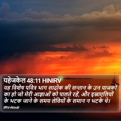 यहेजकेल 48:11 HINIRV Bible Verse Image