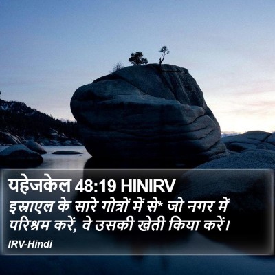यहेजकेल 48:19 HINIRV Bible Verse Image