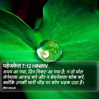 यहेजकेल 7:12 HINIRV Bible Verse Image