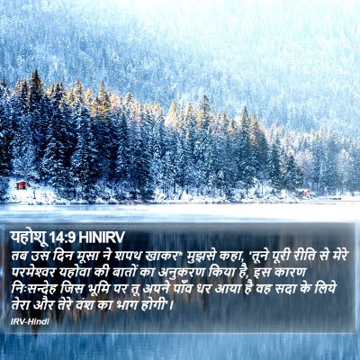 यहोशू 14:9 HINIRV Bible Verse Image