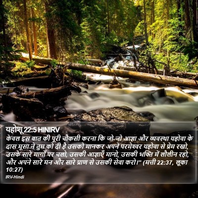यहोशू 22:5 HINIRV Bible Verse Image
