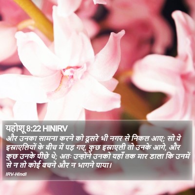 यहोशू 8:22 HINIRV Bible Verse Image