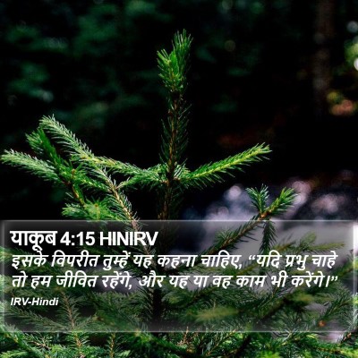 याकूब 4:15 HINIRV Bible Verse Image