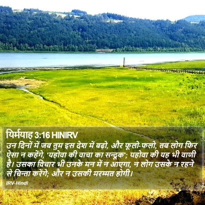यिर्मयाह 3:16 HINIRV Bible Verse Image