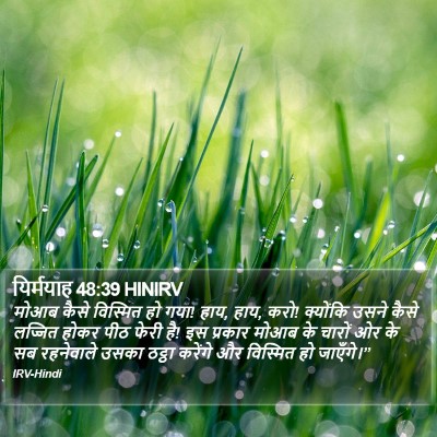 यिर्मयाह 48:39 HINIRV Bible Verse Image