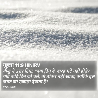 यूहन्ना 11:9 HINIRV Bible Verse Image