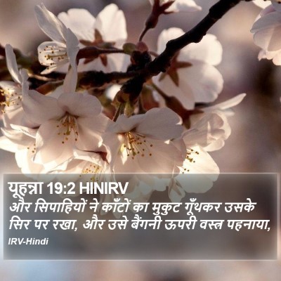 यूहन्ना 19:2 HINIRV Bible Verse Image