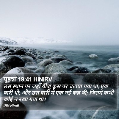 यूहन्ना 19:41 HINIRV Bible Verse Image