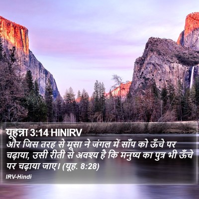 यूहन्ना 3:14 HINIRV Bible Verse Image