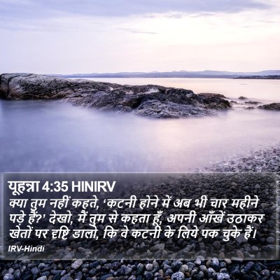 यूहन्ना 4:35 HINIRV Bible Verse Image