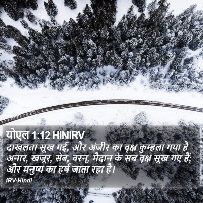 योएल 1:12 HINIRV Bible Verse Image