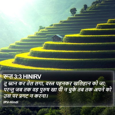 रूत 3:3 HINIRV Bible Verse Image