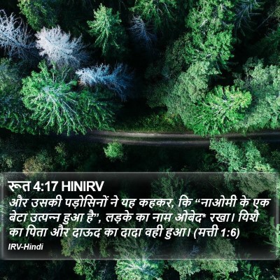 रूत 4:17 HINIRV Bible Verse Image