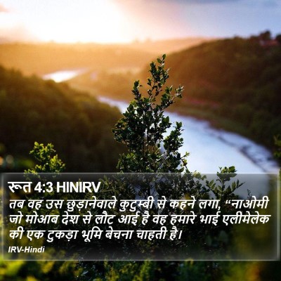 रूत 4:3 HINIRV Bible Verse Image