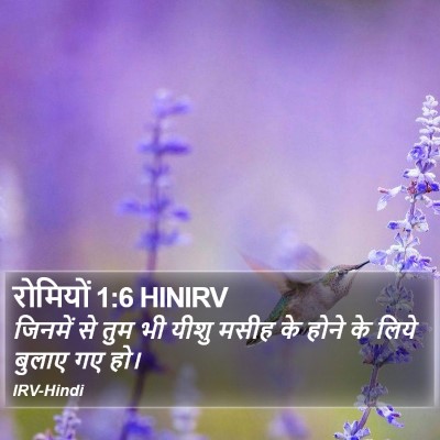 रोमियों 1:6 HINIRV Bible Verse Image