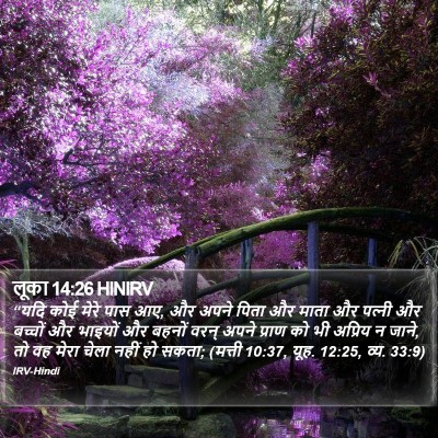 लूका 14:26 HINIRV Bible Verse Image