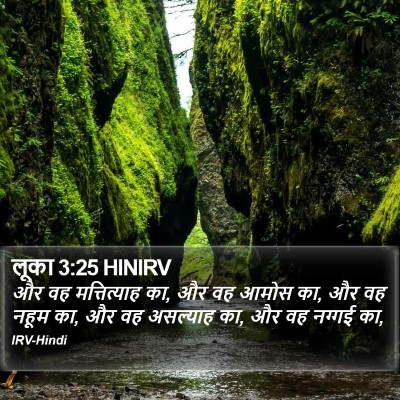 लूका 3:25 HINIRV Bible Verse Image