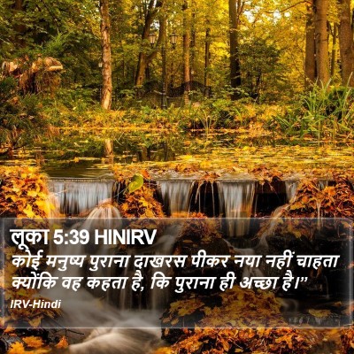 लूका 5:39 HINIRV Bible Verse Image