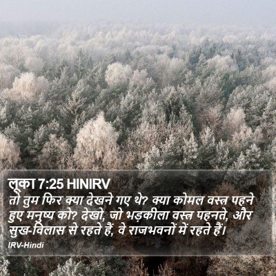 लूका 7:25 HINIRV Bible Verse Image