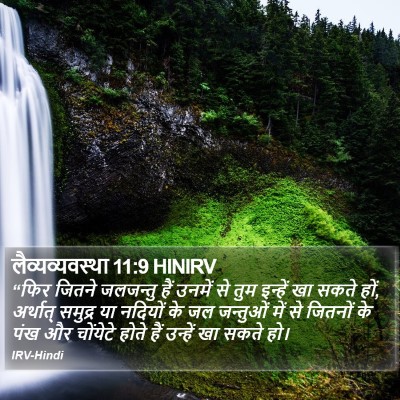 लैव्यव्यवस्था 11:9 HINIRV Bible Verse Image