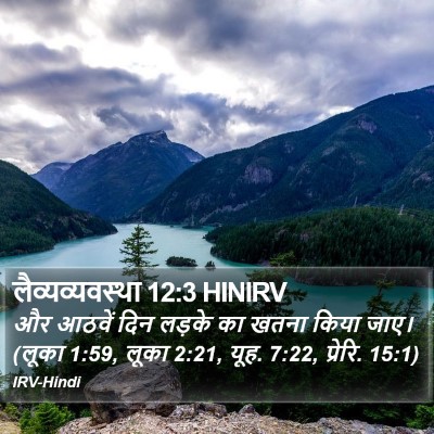 लैव्यव्यवस्था 12:3 HINIRV Bible Verse Image